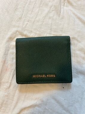 Michael Kors Dark Green Wallet